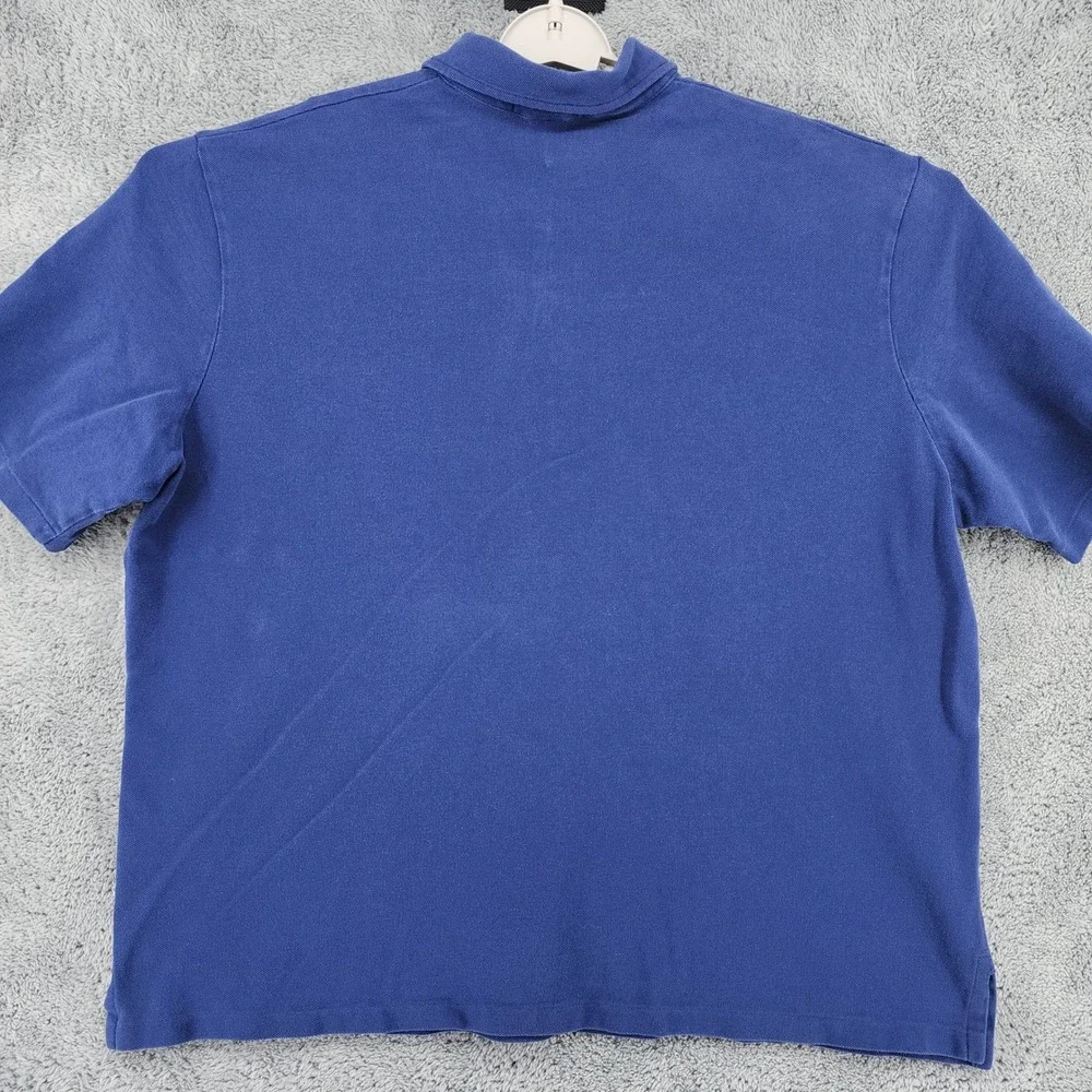 Polo Ralph Lauren Polo Shirt Mens 2XL Blue Chest Pocket Big & Tall Y2K Vintage